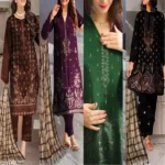 چنری Libas - DHANAK HEAVY EMBROIDERY CUTWORK LIBAS (VOL-521) - Image 6